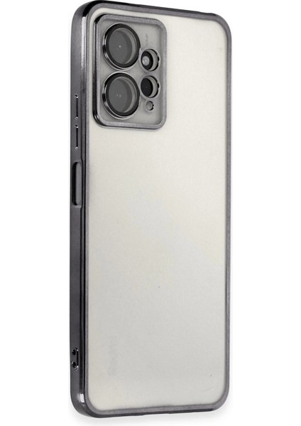 Drnds Newface Xiaomi Redmi Note 12 4g Kılıf Razer Lensli Silikon - Siyah