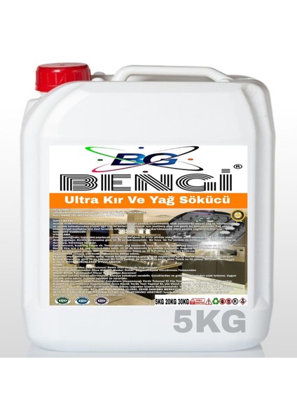 Kir ve Yağ Çözücü Ultra 5 kg