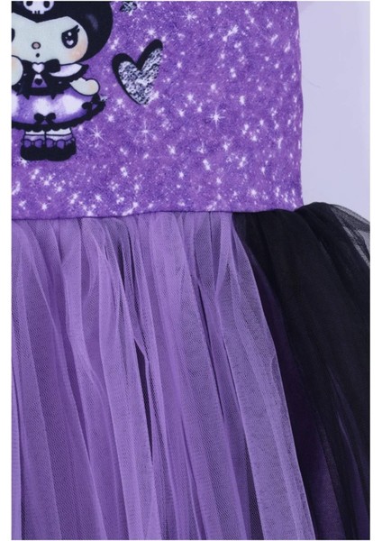 Kuromi Baskılı Kız Elbise fırsatları