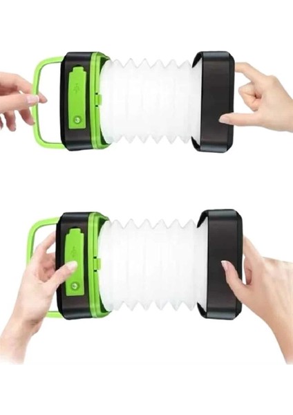 Bfs Katlanabilir Kamp Lambası Akordiyon Lamba Şarjlı 3 Kademeli Solar modelleri