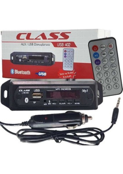 Bluetoothlu Araç Oto Teyp Aux USB Sd Mikrofonlu Dönüştürücü Çevirici Mp3 Modülü Müzik Çalar modelleri