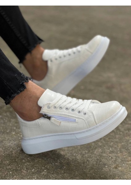 Drnds KB-309 Kuback Beyaz Fermuar ve Bağcıklı Günlük Erkek Ayakkabı (Numara: 44) fiyatları