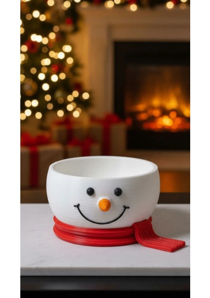 Kardan Adam Şekerlik | Dekoratif Yılbaşı Kasesi fiyatları