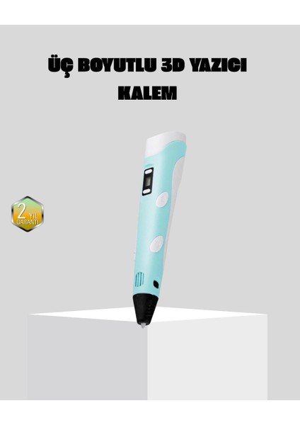 Bfs 3D Kalem Ergonomik ve 1.75 mm Filament Destekli Fdm Yazıcı Kalemi