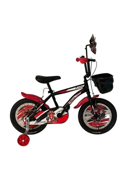 16 Jant Siyah Kırmızı Erkek Çocuk Bisikleti Blc