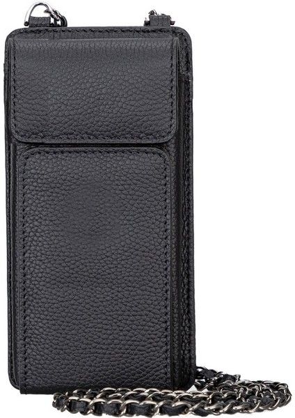 Avjin 6.9 Inch Uyumlu Deri Kılıf Cüzdan Askılı Erc1 Siyah fırsatları