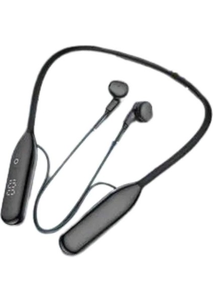 Bfs 100 Saat Kablolu Boyun Askılı Dijital Göstergeli Bluetooth Kulaklık fırsatları