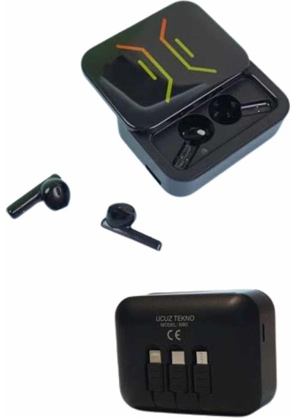 Bfs Powerbank Bluetooth Kulaklık Oyuncu Kulaklığı Yüksek Ses Kaliteli indirimleri