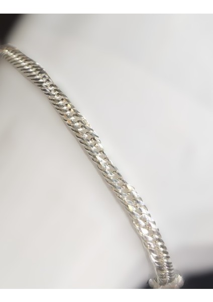 925 Ayar Gümüş Unisex Balıksırtı Model Bileklik modelleri