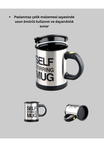 Bfs Akıllı Kendi Kendini Karıştıran Termal Kupa – Paslanmaz Çelik fırsatları