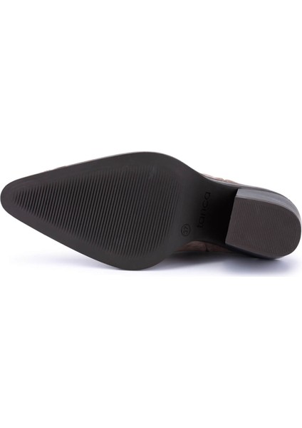 Kadın Hakiki Deri Kahverengi Klasik Bot 33 20020 Bn Bot SK25-26 Sıgaro Suet modelleri