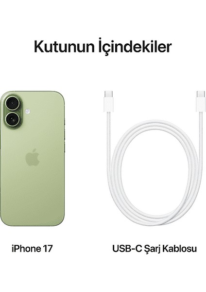 MG6V4TU/A iPhone 17 512GB Akıllı Telefon Adaçayı