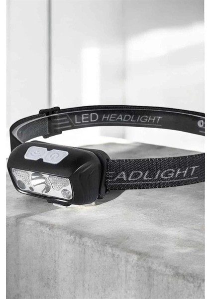 Bfs Kafa Lambası Kamp Lambası Sensörlü Şarjlı Ayarlanabilir