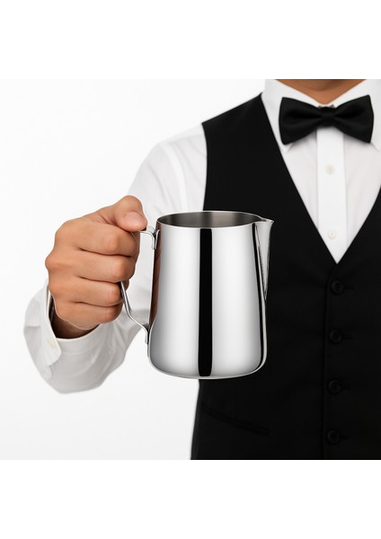 Paslanmaz Çelik Kapaksız Süt Potu & Sütlük 2 Lt 304 Kalite 18/10 modelleri