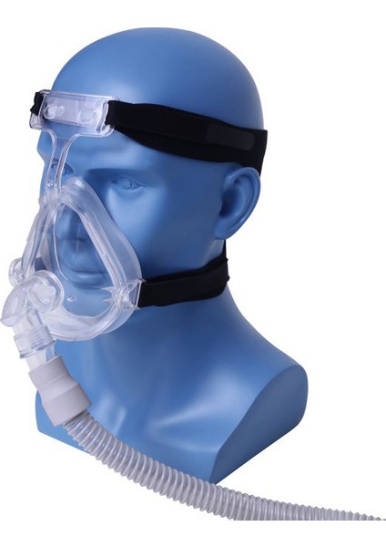 Cpap / Apap / Bpap Ağız ve Burun Ful Yüz Maskesi L (Büyük Boy) HY-008-1-01