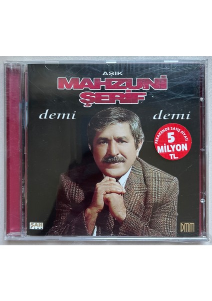 Aşık Mahzuni Şerif Demi Demi CD (Jelatininde Sıfır Orijnal Dönem Baskı Cd)