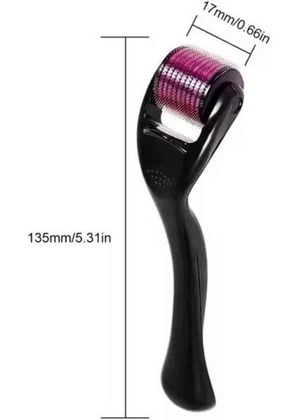 Bfs Dermaroller Titanyum 540 Iğneli 1 mm Saç Kaş Sakal Serum Kullanıma Uygun indirimleri