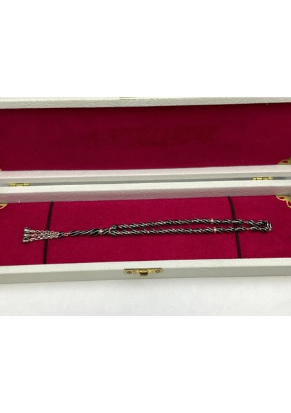 Mineli Taraftar Tesbih - 925 Ayar Gümüş, Birinci Takı & Aksesuar'dan El Işçiliği 24 Gram 20 cm fiyatları
