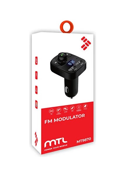 Bluetooth Fm Modülatör Transmitter Dijital Göstergeli 2.1A Şarj Özellikli modelleri
