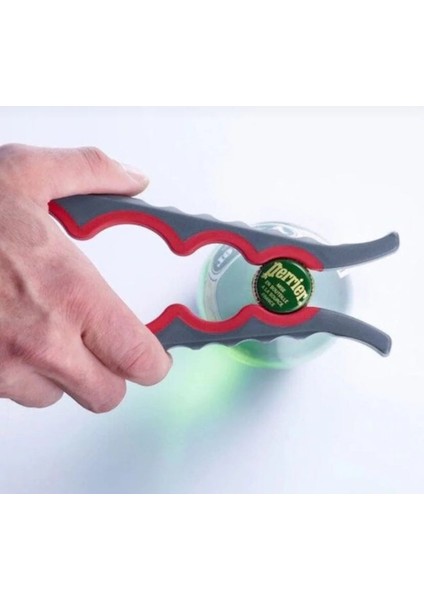 Çok Amaçlı Kavanoz ve Şişe Kapak Açacağı – Kaymaz Tutma Saplı – Ayarlanabilir Tasarım -Siyah fırsatları