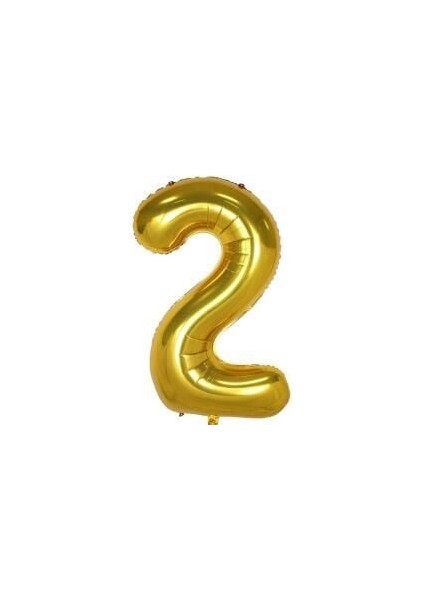 Rakam Balon Folyo 40'' Gold 2