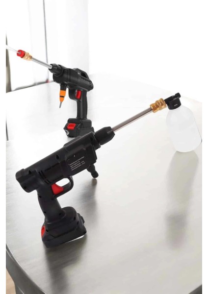 Bfs Şarjlı Oto Yıkama Tabancası Su Basınçlı Hazneli Bataryalı modelleri