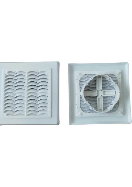Baca Kapağı Plastik Izgaralı Ayarlanabilir Menfez 17X17 cm fiyatları