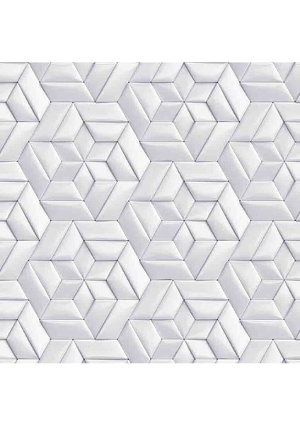 3 Boyutlu Geometrik Şekil Desenli Silinebilir Tekstil Duvar Kağıdı fırsatları