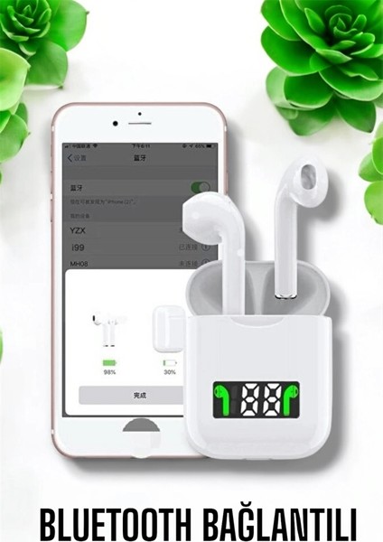 Bfs Kablosuz Müzik Keyfi Sunan LED Şarjlı Tws Bluetooth Kulaklık fırsatları