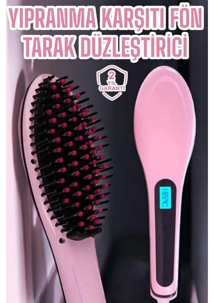 Bfs Fön Etkili Saç Düzleştirici Tarak Yıpranma Karşıtı Döner Kablo Isı Ayarlı fiyatları