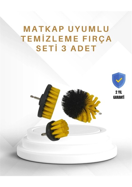 Bfs Yüksek Devirde Etkili Temizlik Sağlayan Matkap Ucu Fırça Seti