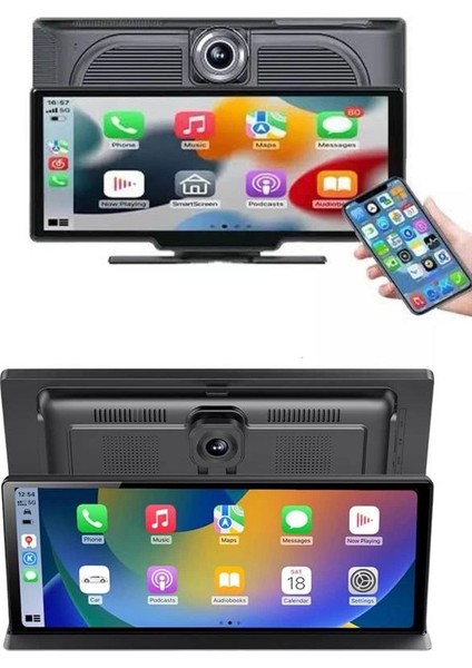 Bfs 4K Ultra Araç Içi Ön ve Arka Kameralı Ekran Hd 2 Kameralı Torpido Üstü Araç Multimedya fırsatları