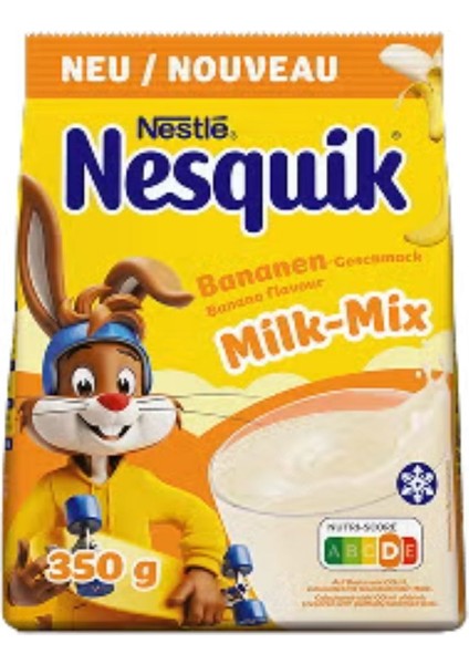 Nesquik Banana Flavour Milk-Mix (Muz Aromalı Süt Tozu) 350 gr