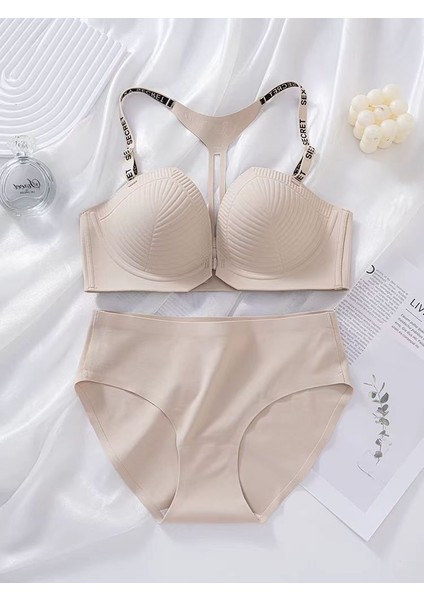 Kadın Dikişsiz Destekli Sütyen & Slip Iç Giyim Takımı W2007