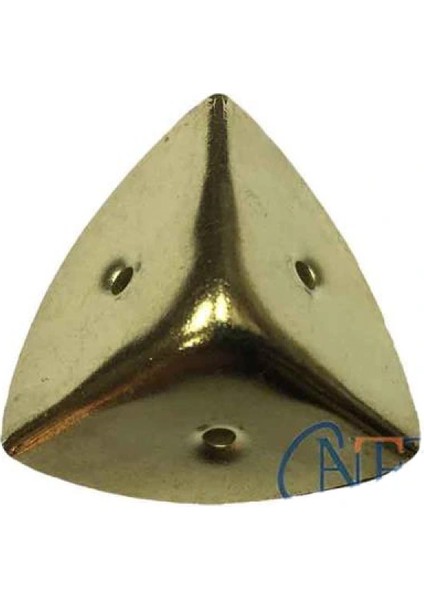 Dekoratif, Kutu, Sandık Köşesi - 45x28 mm, Büyük, Sarı, 100 Adet