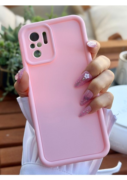 Redmi Note 10 ve Note 10S Uyumlu Mat Lansman Parmak Izi Bırakmaz Esnek Silikon Kılıf