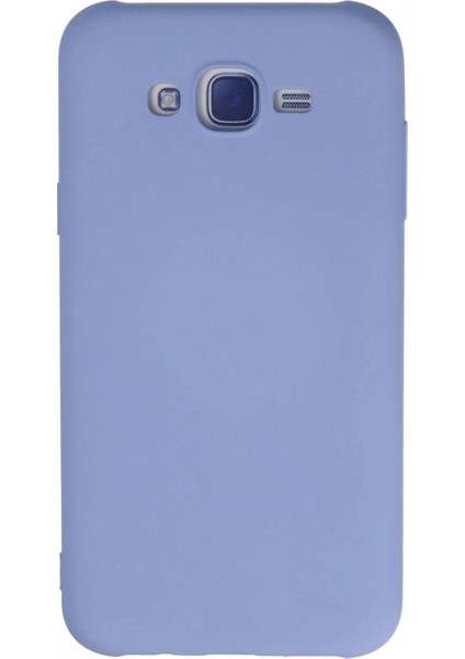 Samsung Galaxy J7 Kılıf Nano Içi Kadife Silikon - Lila (K95)