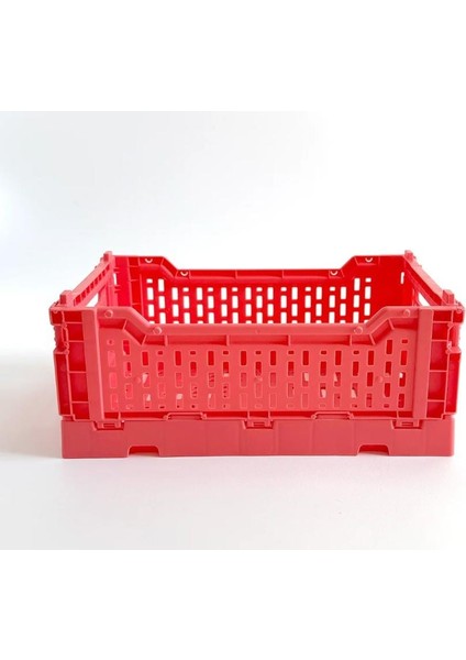 Katlanır 40X30X15 cm Gıdaya Uygun Katlanabilir Düzenleyici Sepet 17 Litre ,katlanabilir Saklama Sepeti, Istiflenebilir Düzenleyici Kutu, Meyve Sebze Oyuncaklarını Saklamak Için Büyük Kapasiteli Kasa