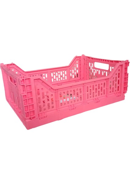 Katlanır 40X30X15 cm Gıdaya Uygun Katlanabilir Düzenleyici Sepet 17 Litre ,katlanabilir Saklama Sepeti, Istiflenebilir Düzenleyici Kutu, Meyve Sebze Oyuncaklarını Saklamak Için Büyük Kapasiteli Kasa