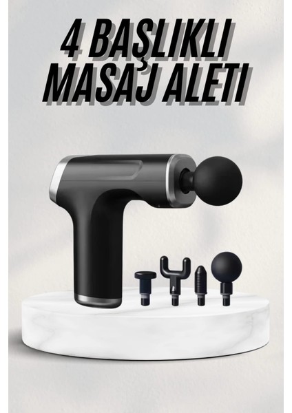 Bfs Masaj Tabancası 24V Type-C Hızlı Şarj Girişli Masaj Aleti Uzun Ömürlü