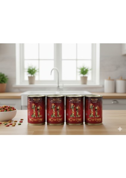 Natural Konserve Köpek Maması 4 Lü Deneme Paketi