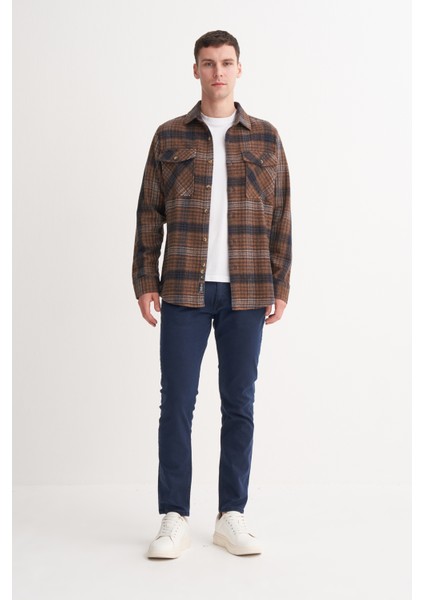 Caz 23010 Çift Cepli Ekose Erkek Kalın Oduncu Gömlek fiyatları