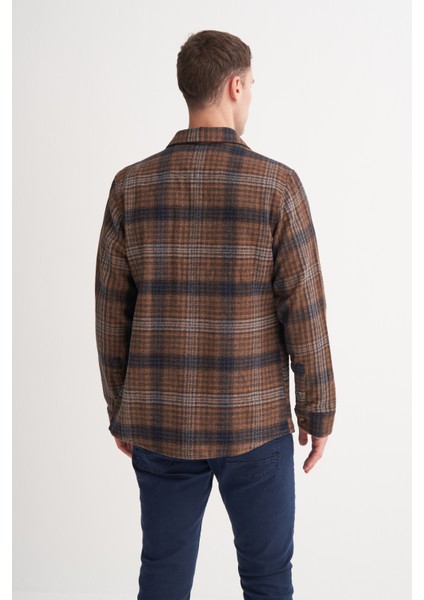 Caz 23010 Çift Cepli Ekose Erkek Kalın Oduncu Gömlek indirimleri