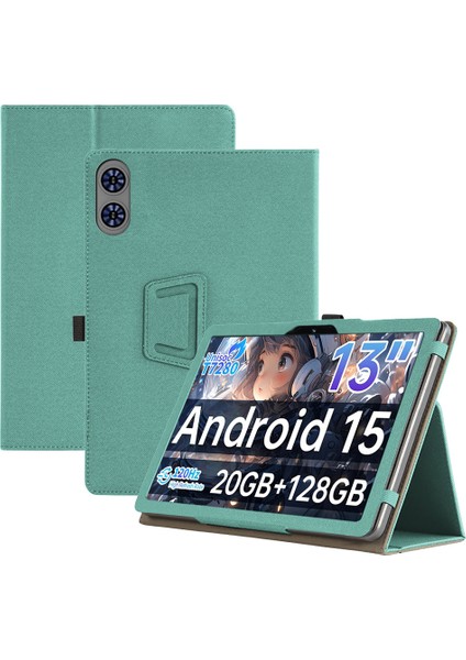 Teclast T65 13.4 Inç 2025 Yeni Kılıf, Kumaş Dokulu Ince Katlanır Stand Kılıfı Erkekler Kadınlar Için Tam Koruma (Yurt Dışından)