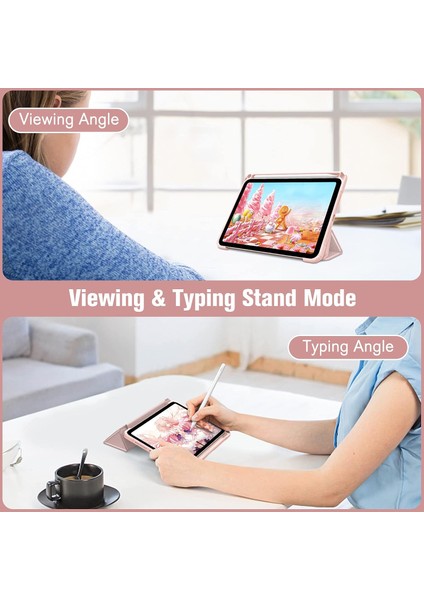 iPad A16 11. Nesil 11 Inç 2025, iPad 10. Nesil 10.9" 2022 Için Sert Şeffaf Şeffaf Kılıf Darbeye Dayanıklı Kalem Tutuculu Kılıf (Yurt Dışından) fırsatları