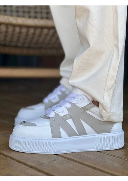 MN2407 - Cbt Star-X Erkek Spor Ayakkabı Beyaz/grı