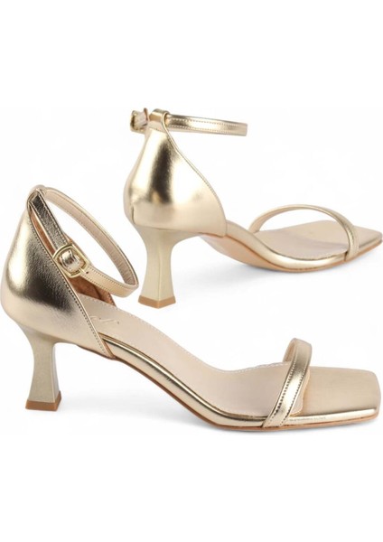 Hanna Kadın Tek Bantlı Bilekten Bağlamalı Topuklu Ayakkabı modelleri