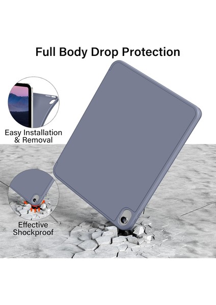 iPad A16 11. Nesil 11 Inç 2025, iPad 10. Nesil 10.9" 2022 Için S Pen Tutucu, Yumuşak Tpu Üç Katlı Stand Koruyucu Tablet Kılıfı, S Pen Şarj Desteği, Otomatik Uyandırma/uyku Modu (Yurt Dışından) fiyatları