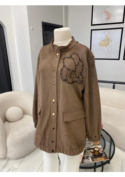 Çiçek Detaylı Süet Kap fiyatları