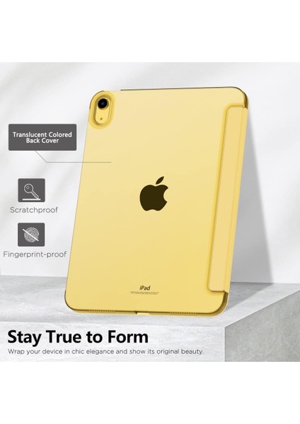 iPad A16 11. Nesil 11 Inç 2025, iPad 10. Nesil 10.9" 2022 Için Kılıf, Ince Yarı Saydam Arka Üç Katlı Folio Stand Koruyucu Tablet Kılıfı (Yurt Dışından) indirimleri